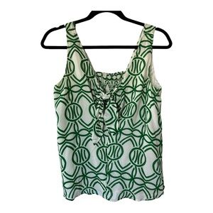 Anthropologie Maeve Verena Tie-Front Blouse